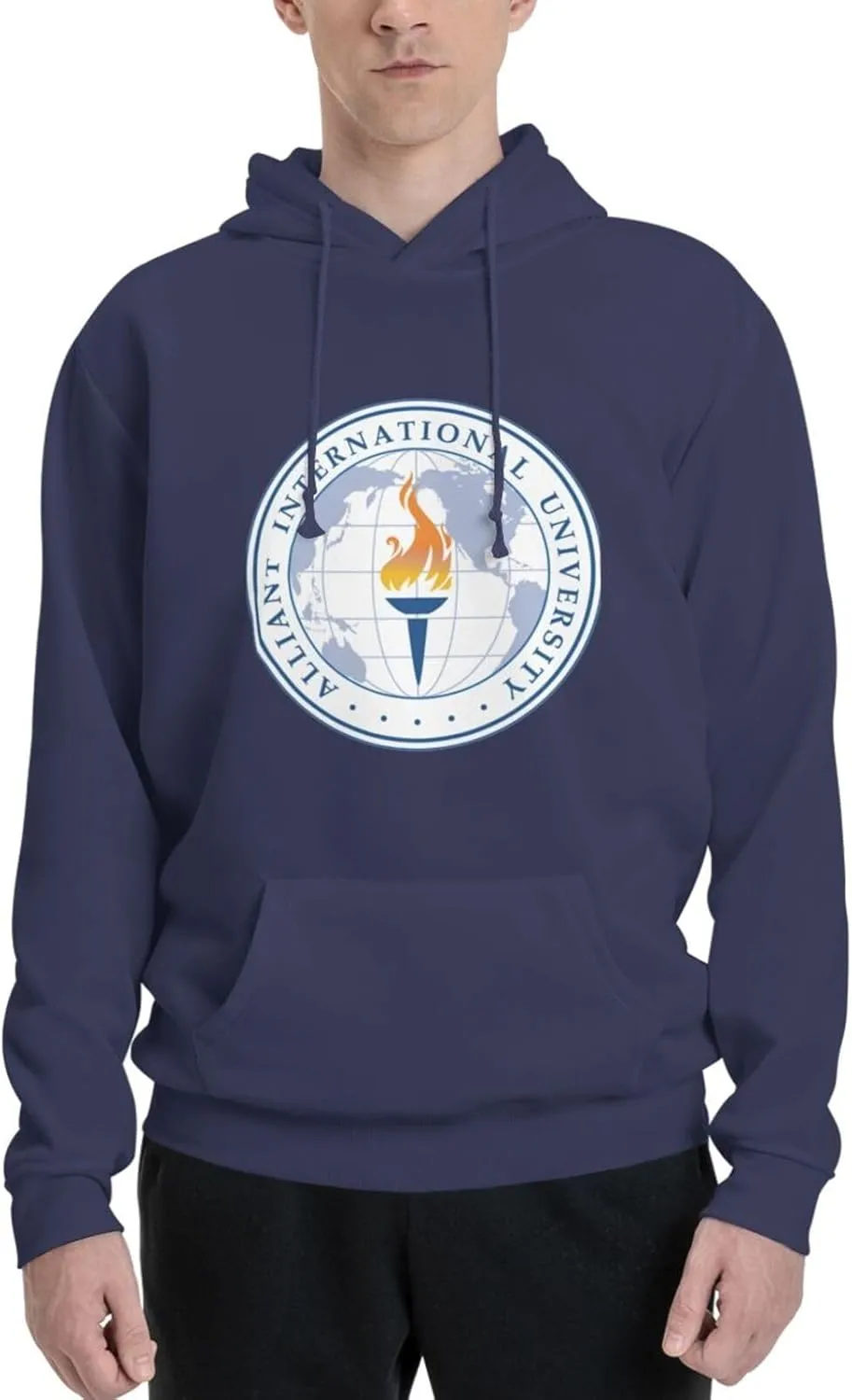 Alliant International University Logo Couple'S Fleece Hoodies Long Sleeve Adult Sweatshirts Unisex