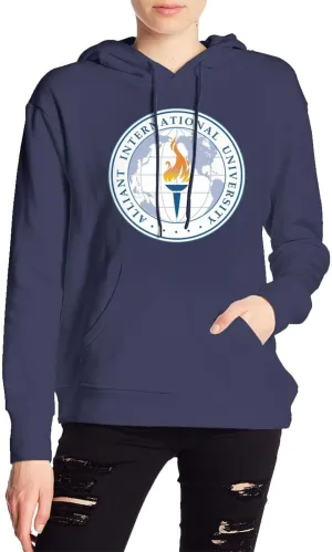 Alliant International University Logo Couple'S Fleece Hoodies Long Sleeve Adult Sweatshirts Unisex