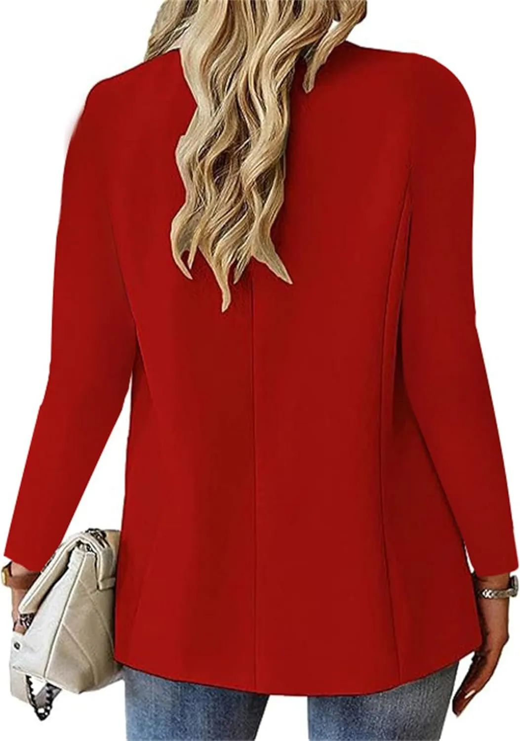 Blazers for Women Business Casual Suit Jackets Work Office Dress Blazer Trendy Elegant Lapel Long Sleeve Jacket