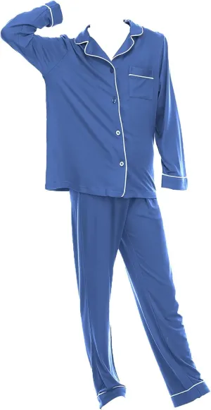Boys Girls 𝐏a𝐣ama Set Solid Button Down Long Sleeve Sl𝐞epwear Cotton 𝐏ajamas for Kids 𝐏js Loung𝐞wear Tops Pants