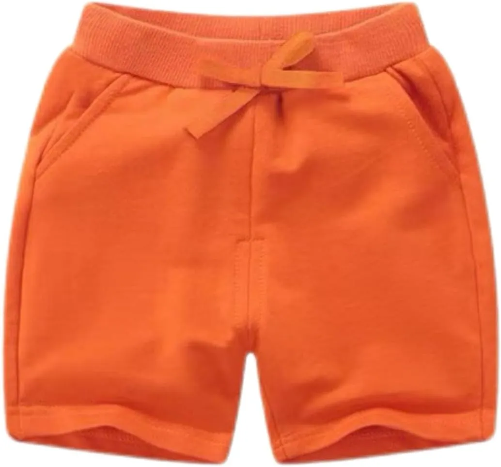 Boys Girls Summer 2 Pack Knit Sports Shorts,Toddler Baby Casual Pull-On Soft Shorts