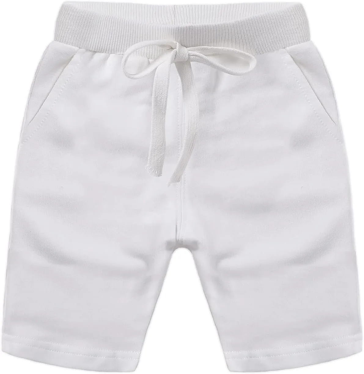 Boys Girls Summer 2 Pack Knit Sports Shorts,Toddler Baby Casual Pull-On Soft Shorts