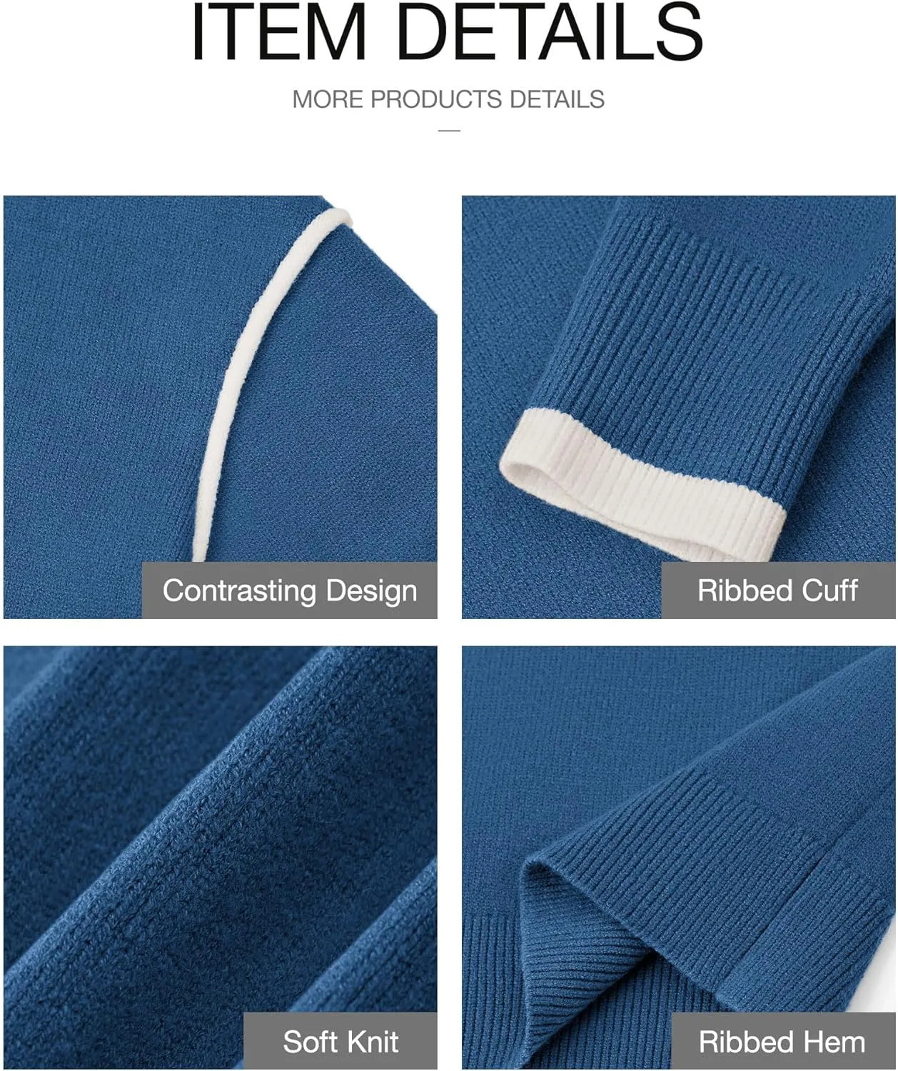 BTFBM Fall Sweaters for Women 2025 Trendy Casual Crew Neck Long Sleeve Loose Ribbed Knit Sweater Pullover Jumper Tops