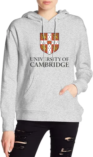 Cambridge University Logo Couple'S Fleece Hoodies Long Sleeve Adult Sweatshirts Unisex