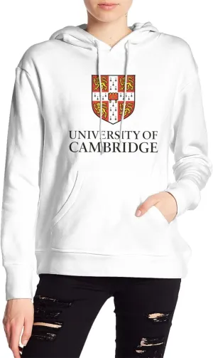 Cambridge University Logo Couple'S Fleece Hoodies Long Sleeve Adult Sweatshirts Unisex