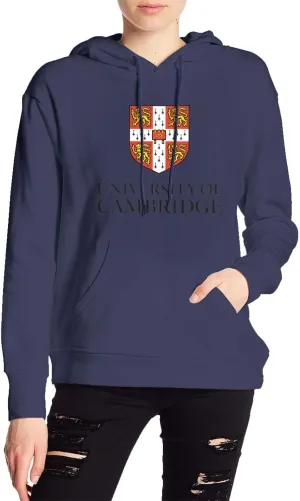 Cambridge University Logo Couple'S Fleece Hoodies Long Sleeve Adult Sweatshirts Unisex