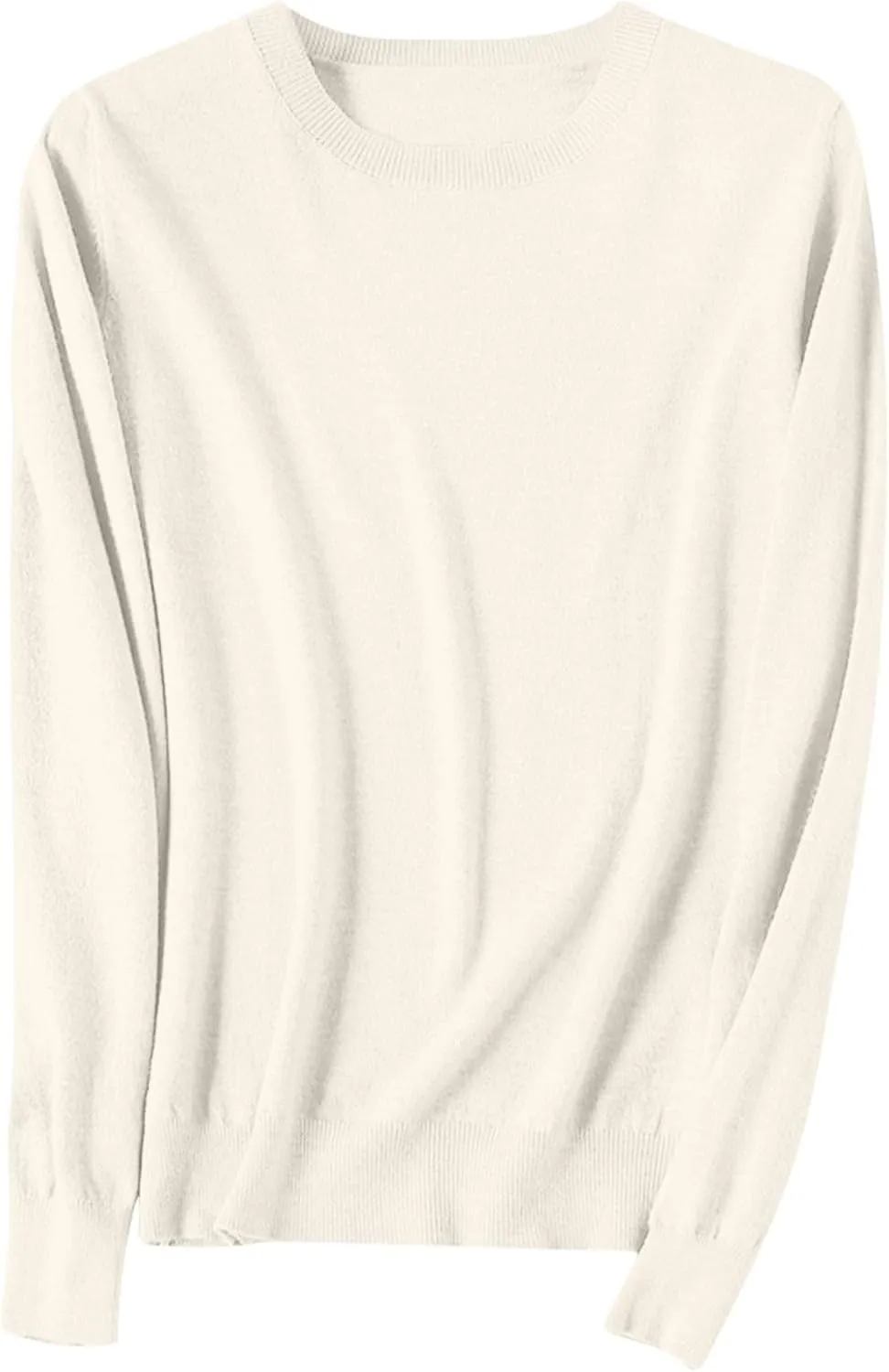 Cashmere Sweaters for Women 2024 Casual Solid Long Sleeve Tops Loose Soft Lightweight V-Neck Pullover Wool Knit Warm Sweater