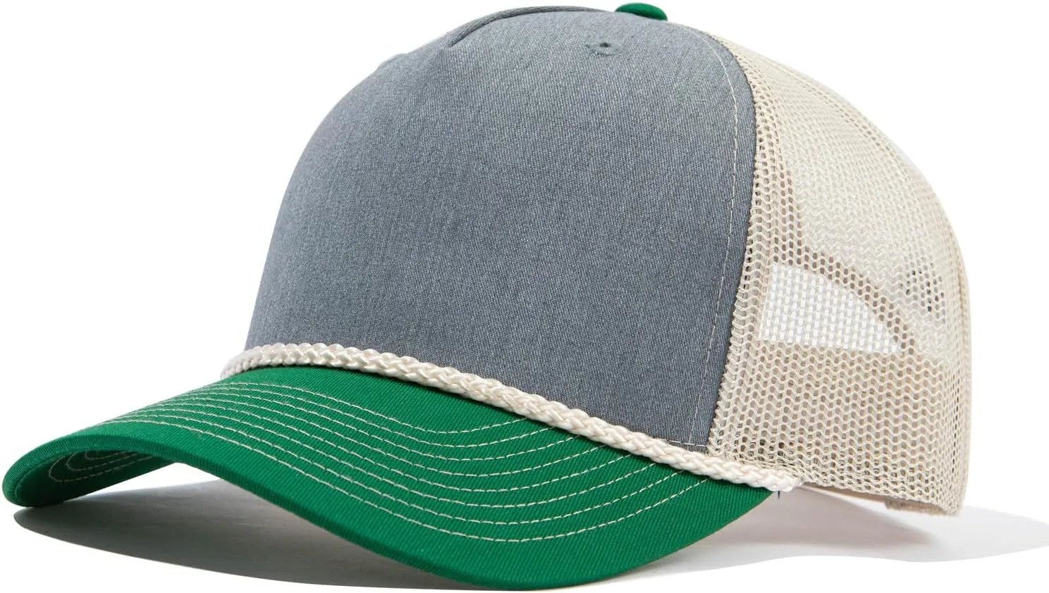 CLAPE Mesh Blank Trucker Hat Baseball Cap Snapback High Crown Baseball Cap Outdoor Cap Structured Golf Dad Cap