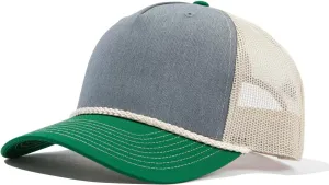 CLAPE Mesh Blank Trucker Hat Baseball Cap Snapback High Crown Baseball Cap Outdoor Cap Structured Golf Dad Cap