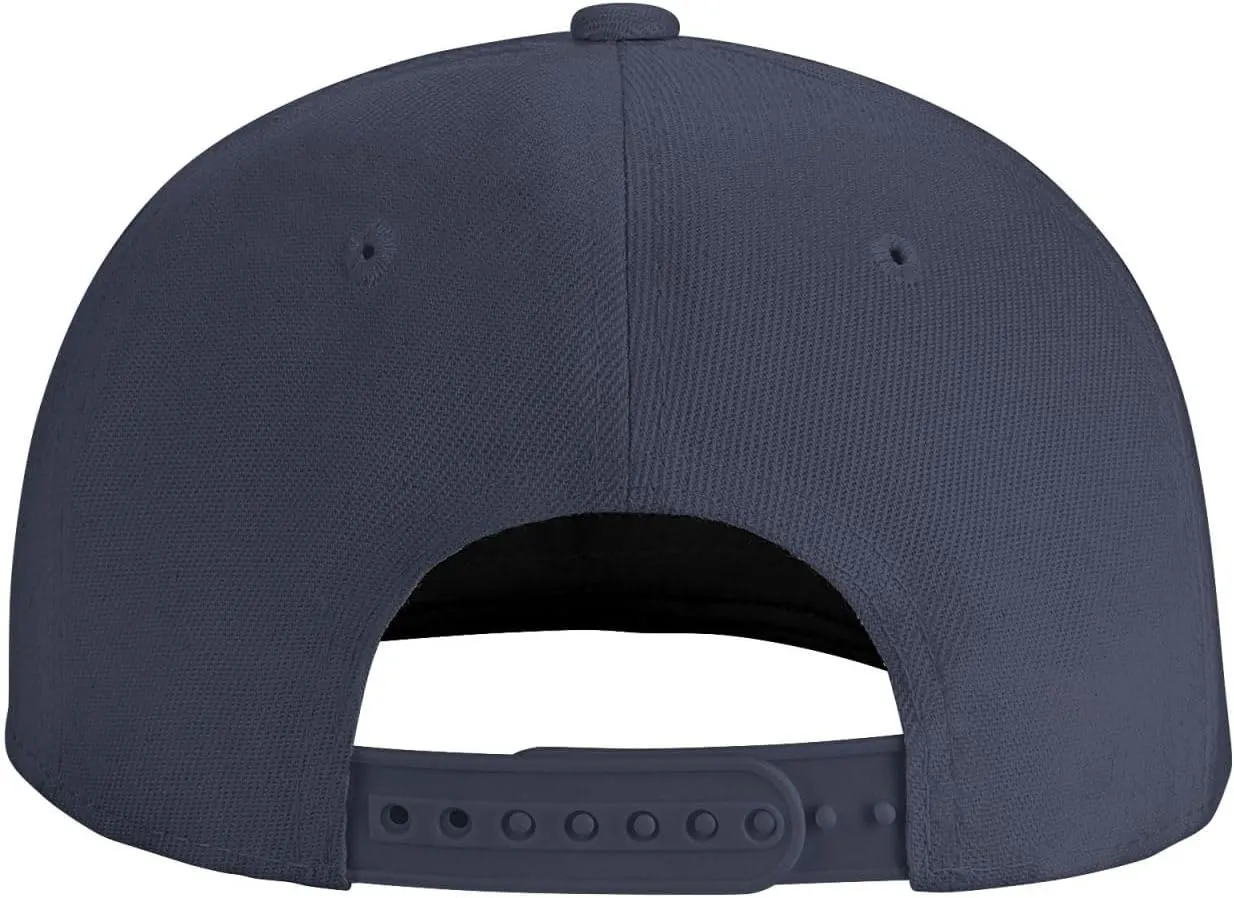 Crawfish Boil Crew Flat Brim Baseball Cap Polyester Snapback Hat for Outdoor Sports