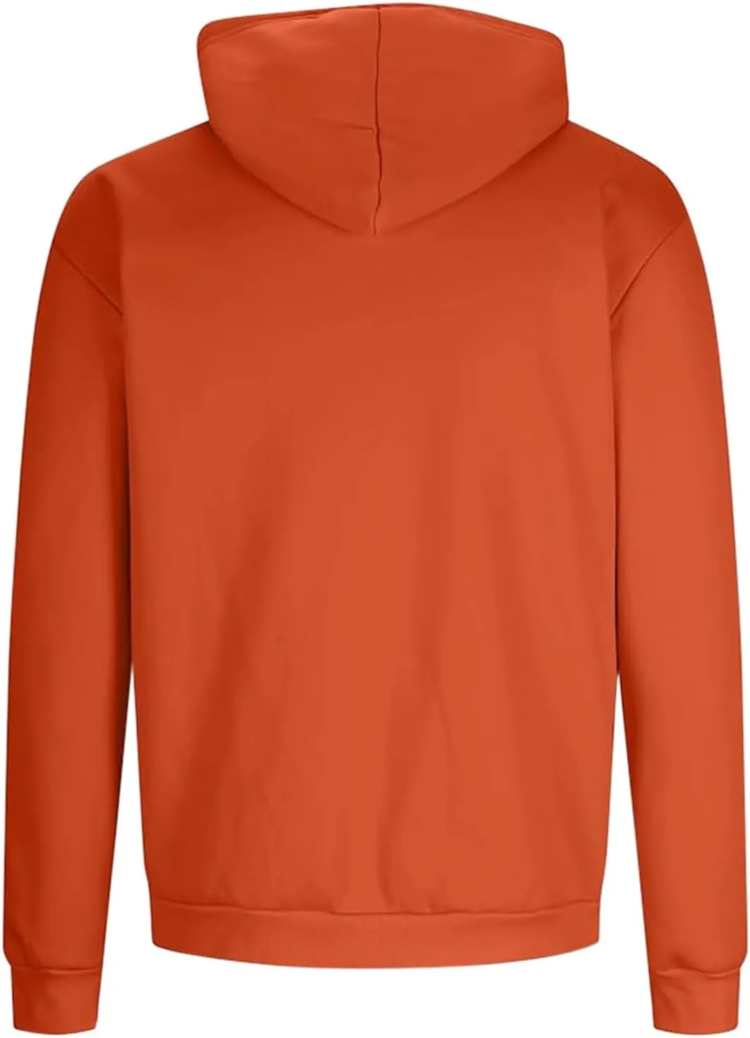 Fleece Lined Hoodies for Men Big Tall Hooded Sweatshirt Sherpa Lined Long Sleeve Pullover Tops Kanga Pocket Clothes