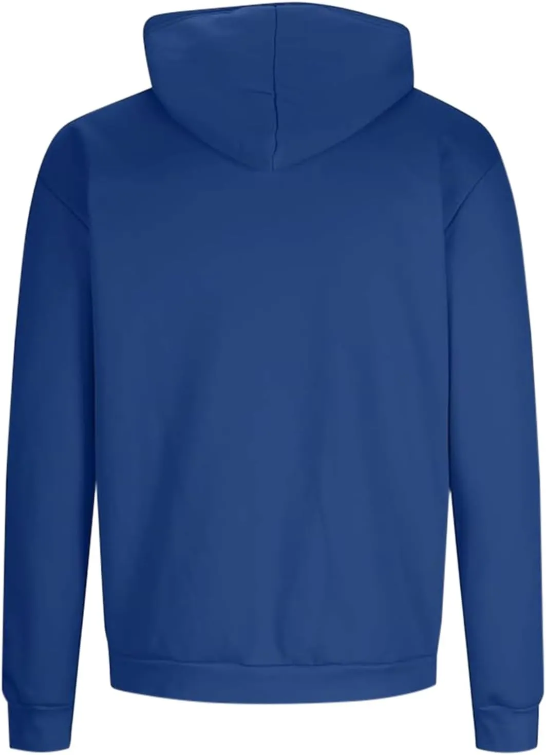 Fleece Lined Hoodies for Men Big Tall Hooded Sweatshirt Sherpa Lined Long Sleeve Pullover Tops Kanga Pocket Clothes