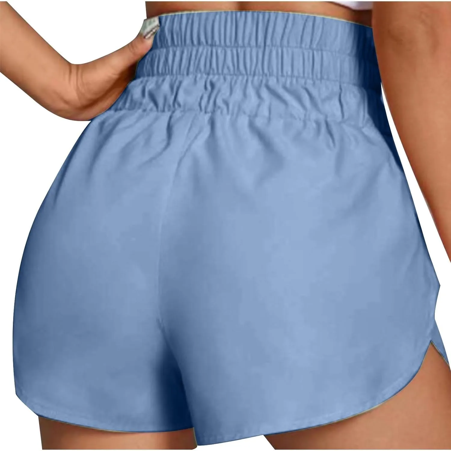 Gym Shorts for Women Tummy Control Workout Shorts High Waisted Running Shorts Elastic Summer Shorts Athletic Shorts