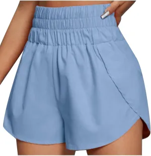 Gym Shorts for Women Tummy Control Workout Shorts High Waisted Running Shorts Elastic Summer Shorts Athletic Shorts