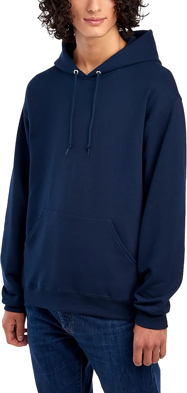 Jerzees Men’s NuBlend Fleece Hoodies & Sweatshirts, Cotton Blend, Sizes S-3X