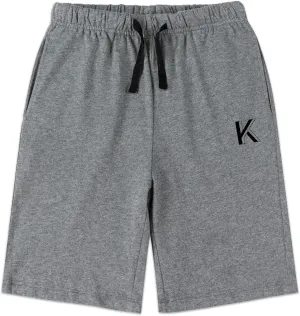 Kids Unisex 100% Cotton Casual Pull On Shorts for Boys and Girls 4-12 Years