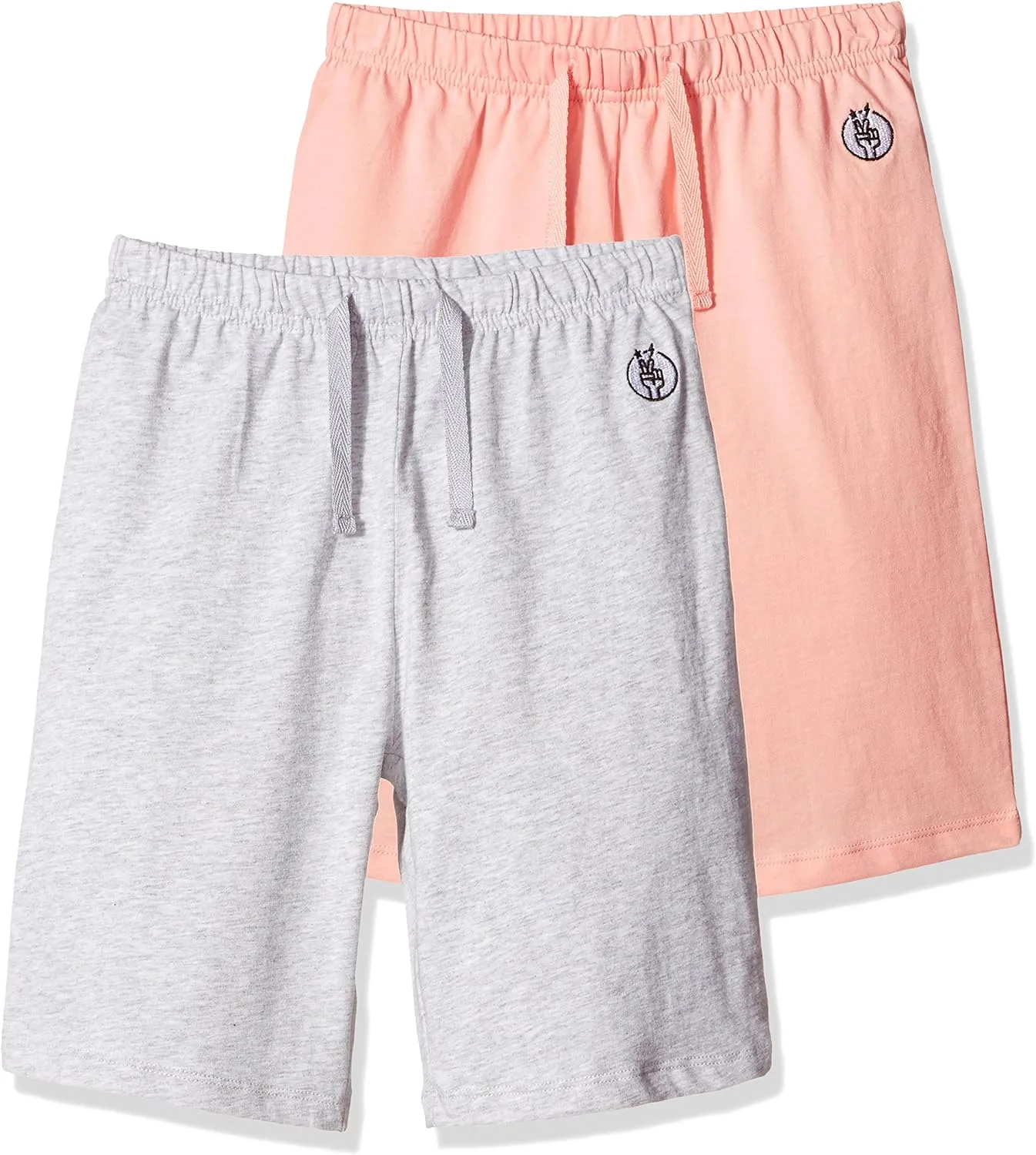 Kids Unisex 100% Cotton Casual Pull On Shorts for Boys and Girls 4-12 Years