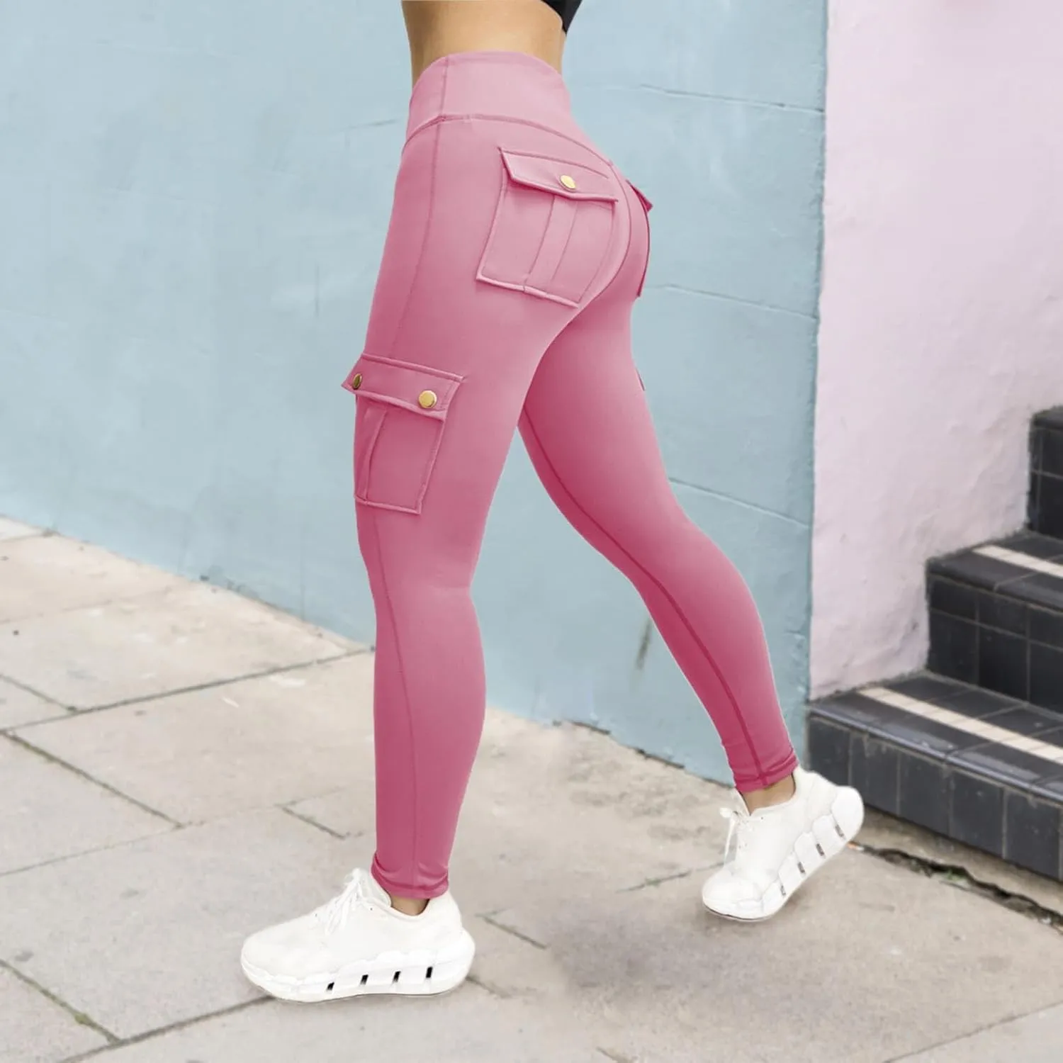LCMTWX Light Leggings Women Running Workout Fitness Yoga Out Women Pants Yoga Pants Leggings for Women Tummy Control Soft