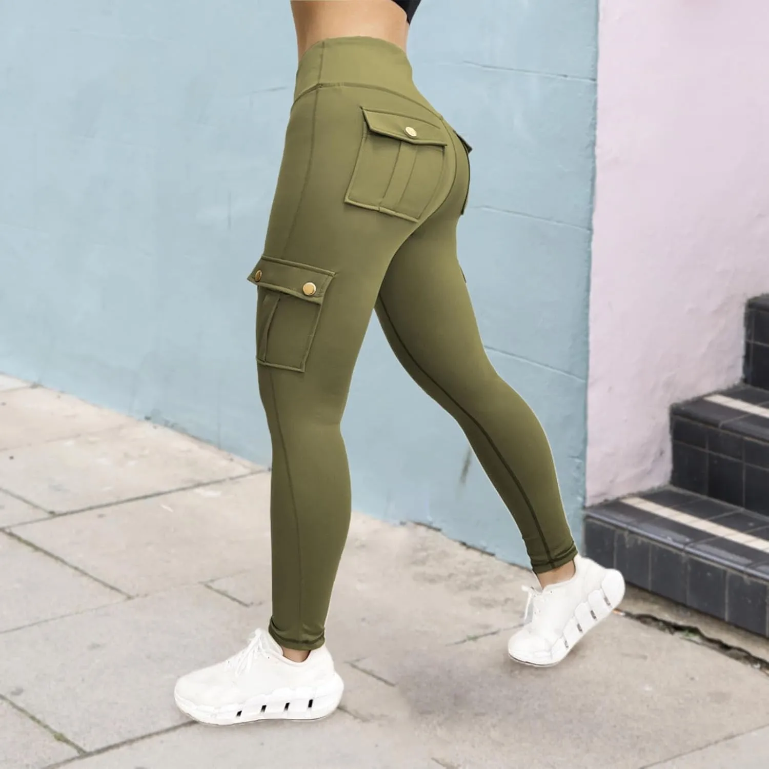 LCMTWX Light Leggings Women Running Workout Fitness Yoga Out Women Pants Yoga Pants Leggings for Women Tummy Control Soft