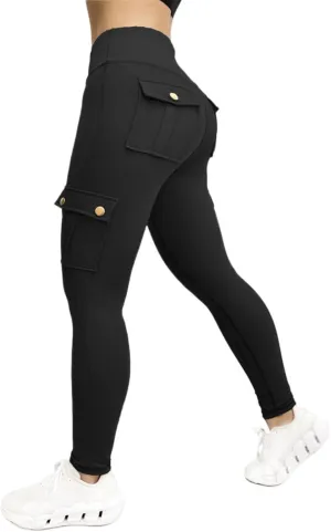 LCMTWX Plus Size Leggings Pants Biker Hip Waist Women Stretch Wrinkled Yoga High Yoga Pants Black Leggings Women Winter