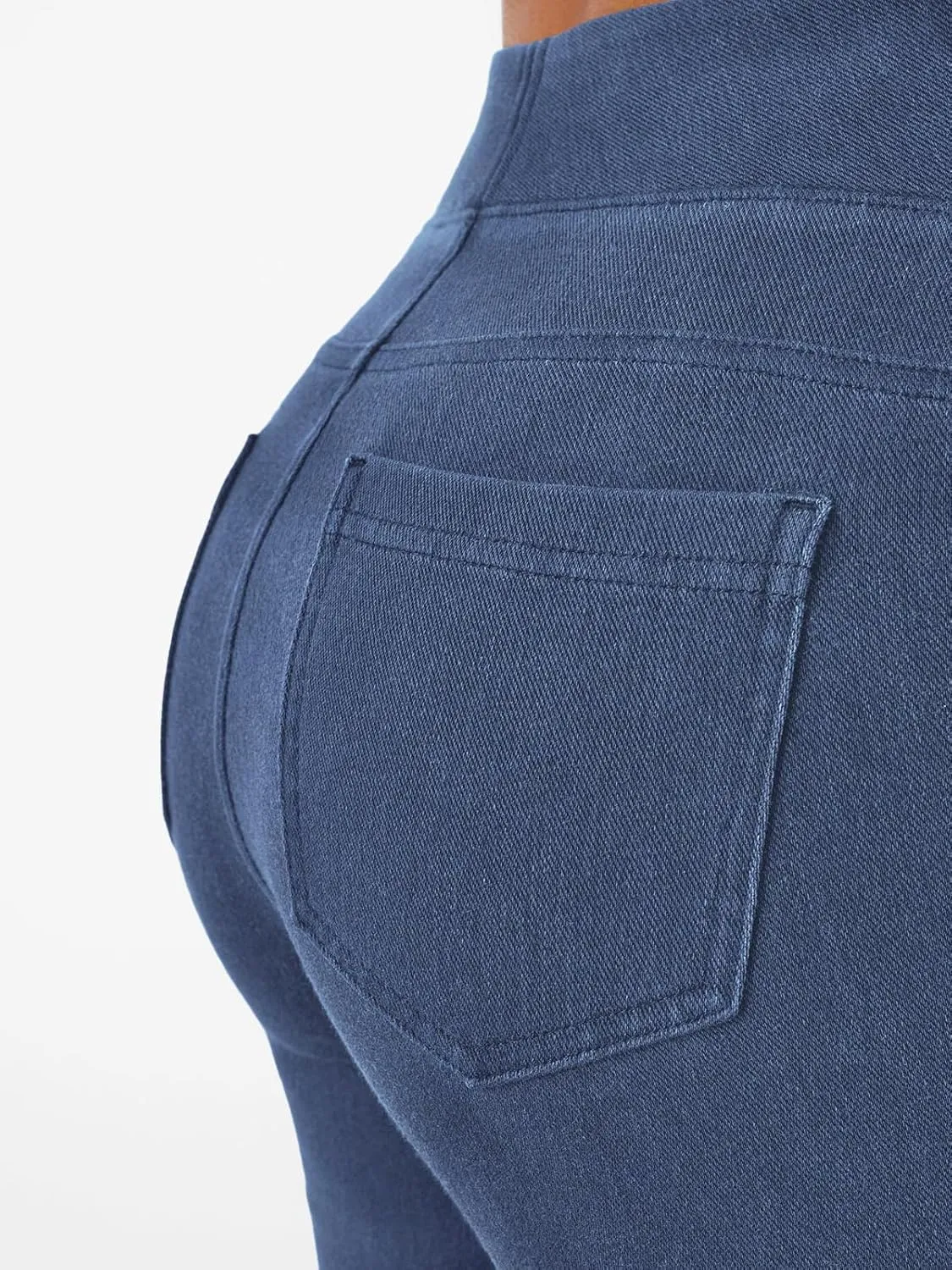 LILLUSORY Womens Jeggings High Waisted Stretch Jeans Skinny Tummy Control Denim Leggings with Pockets Trendy Pants 2025
