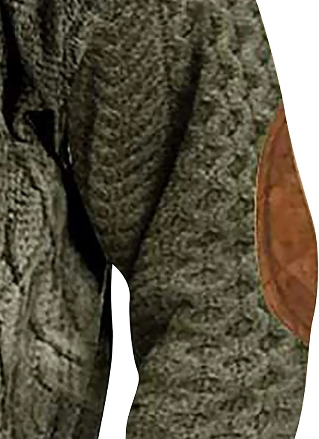 Mens Casual Twist Pattern Pullover Sweatshirts Long Sleeve Cable Knit Sweater Stand Collar Button Up Thermal Pullover