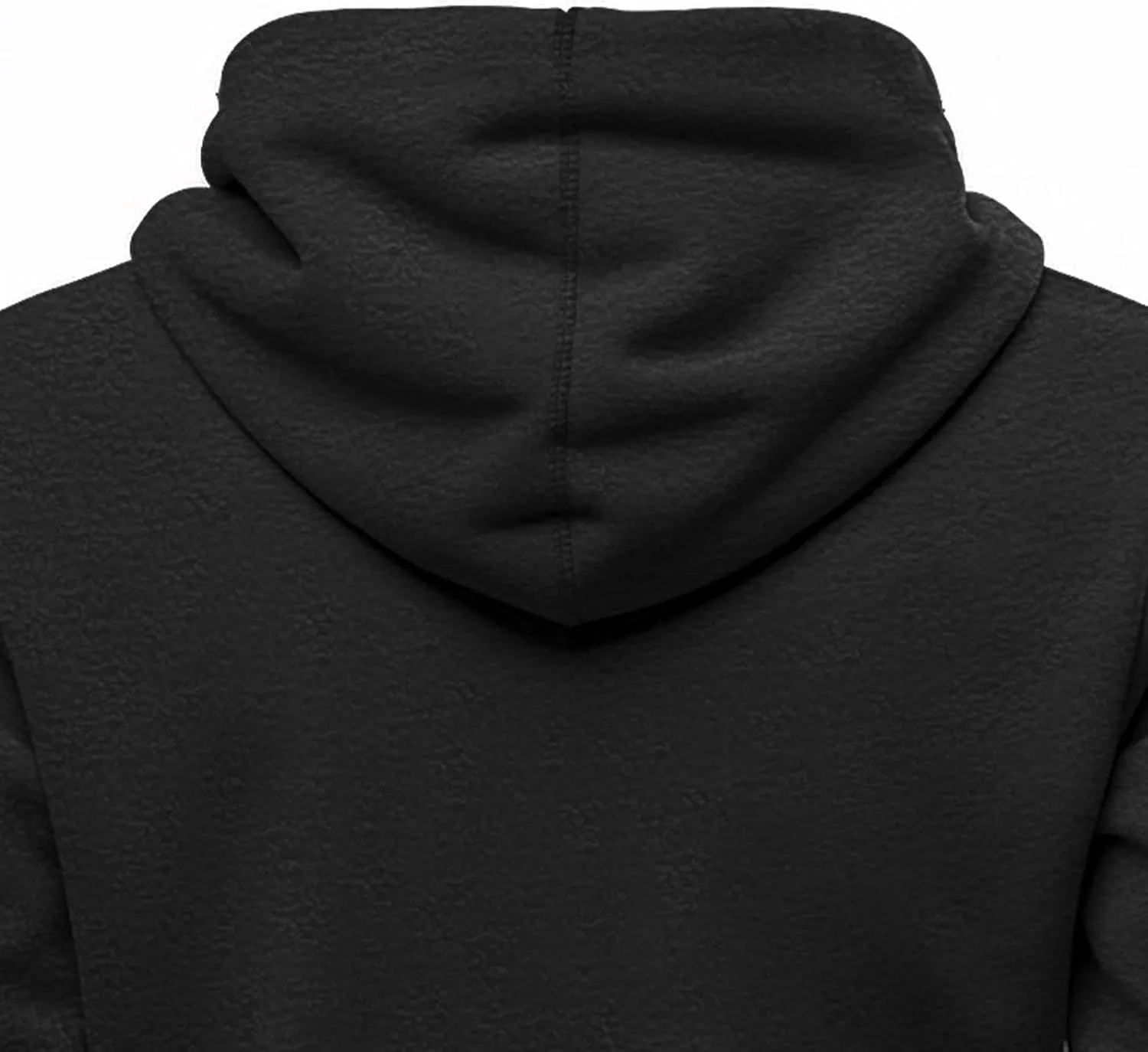 Mens Hooded Sweatshirt Casual Long Sleeve Fleece Hoodies Drawstring Workout Pullover with Pocket