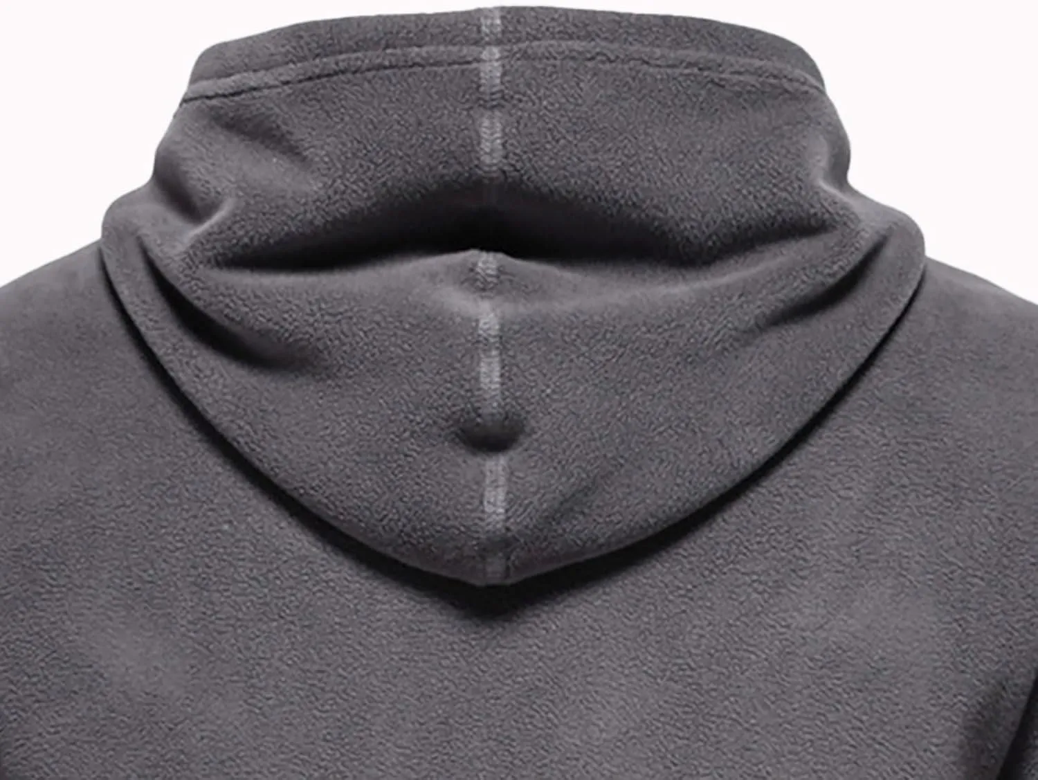 Mens Hooded Sweatshirt Casual Long Sleeve Fleece Hoodies Drawstring Workout Pullover with Pocket