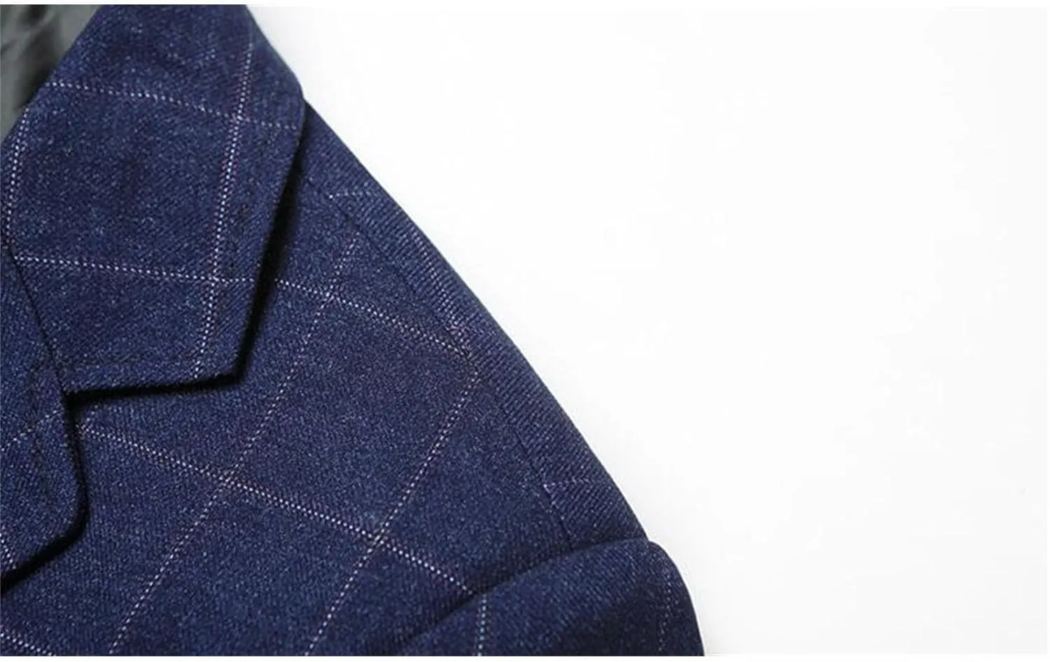 Mens Plaid Blazer Leisure Lightweight Sport Coat Two Button Suit Jacket Slim Fit Checkered Blazer for Men Wedding