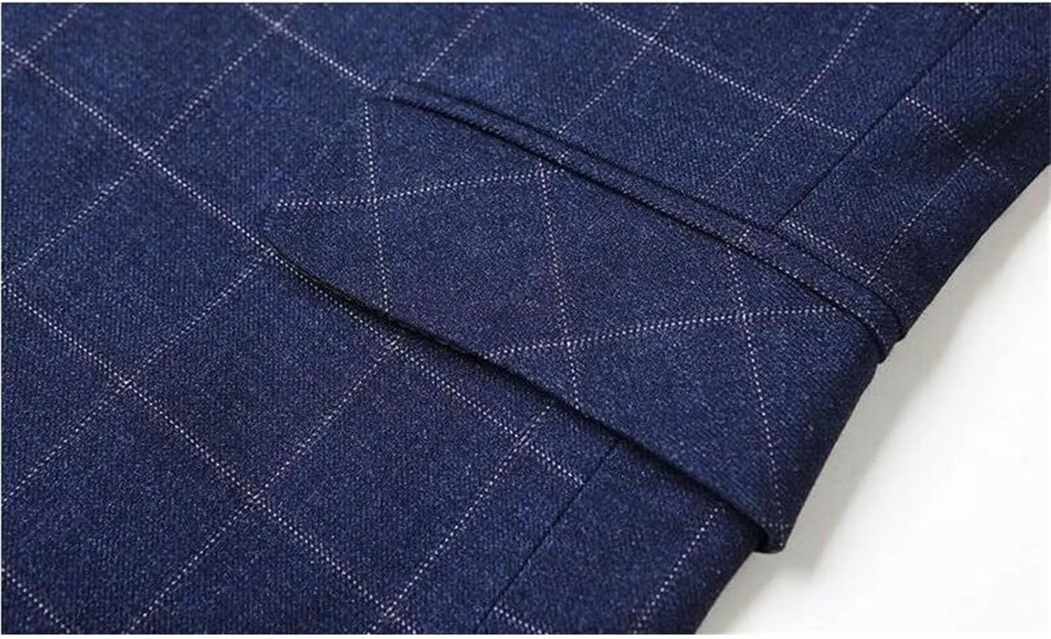 Mens Plaid Blazer Leisure Lightweight Sport Coat Two Button Suit Jacket Slim Fit Checkered Blazer for Men Wedding