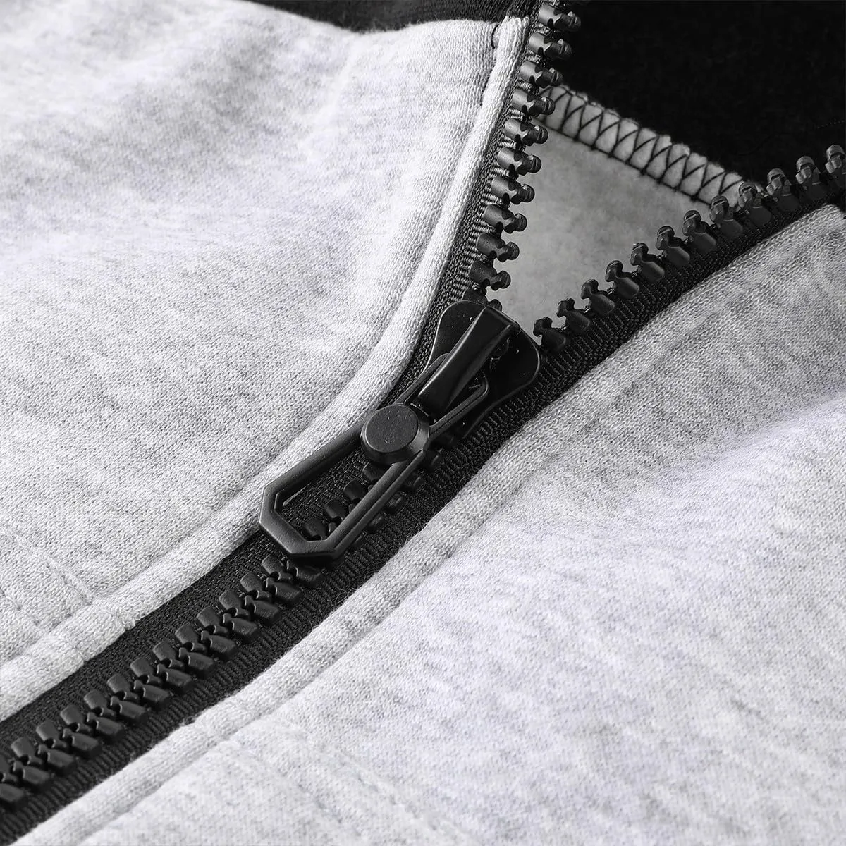 OHSNMAKSL Hoodies for Men sherpa Warm Fleece Hoodie Jacket Sweatshirt Full Zip Sport Workout Coats
