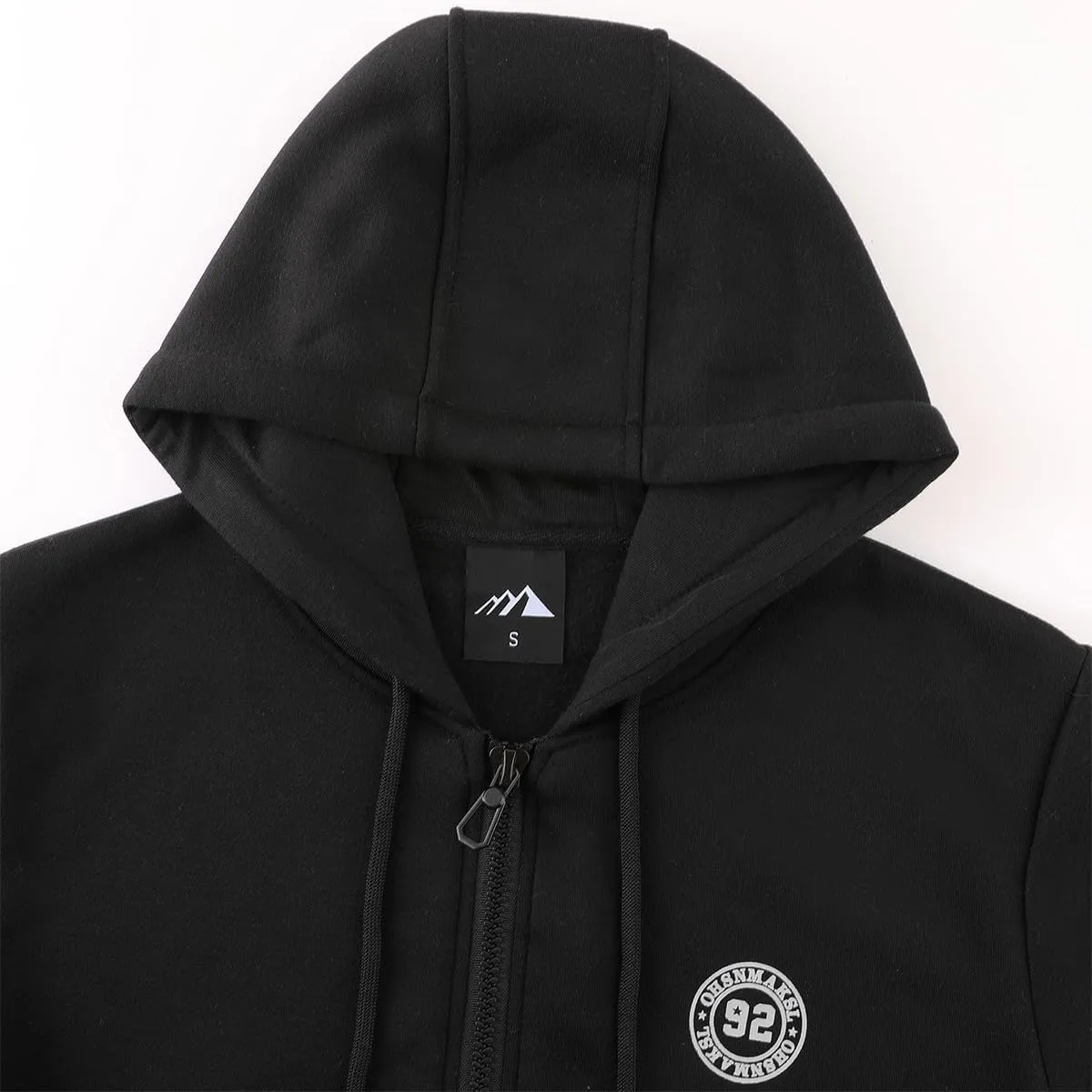 OHSNMAKSL Hoodies for Men sherpa Warm Fleece Hoodie Jacket Sweatshirt Full Zip Sport Workout Coats