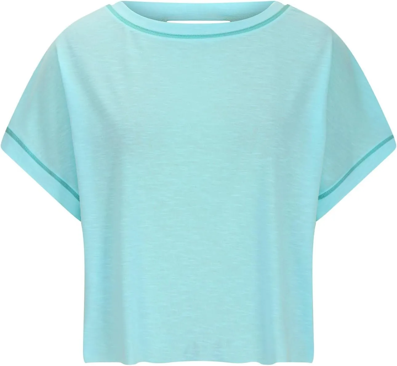 Open Back Tops for Women Workout Crop Tops Short Sleeve Casual Backless Gym Yoga Shirts Loose Fit Athletic Tops