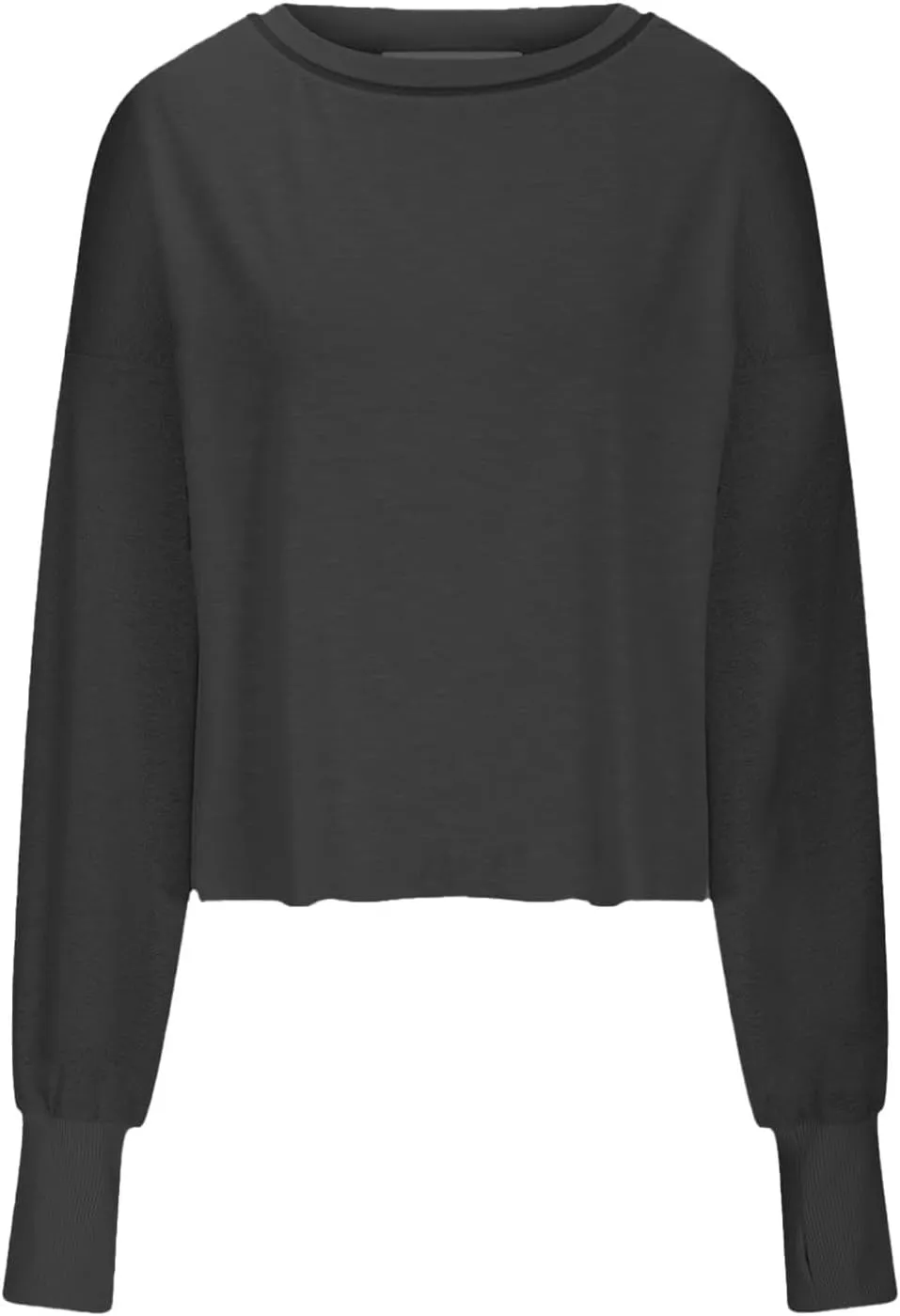 Oversized Open Back Sweatshirts for Womens Gym Backless Long Sleeve Crop Tops Workout Yoga Athletic Shirts Pullover