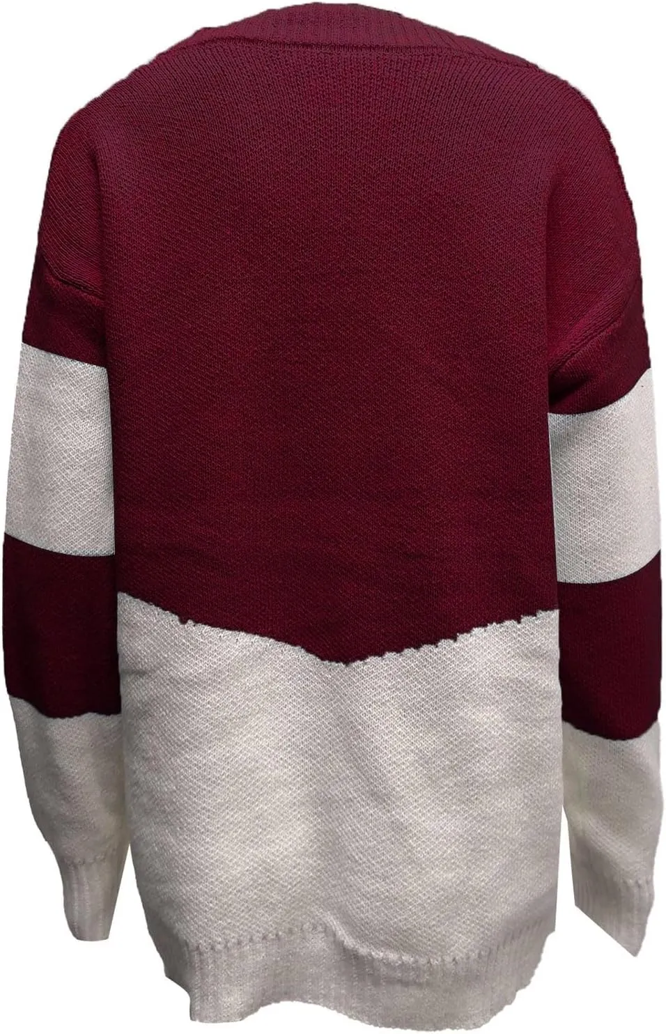 Oversized Sweater for Women Sexy Deep V Neck Cable Knit Sweaters Long Sleeve Loose Jumper Tunic Pullover Tops