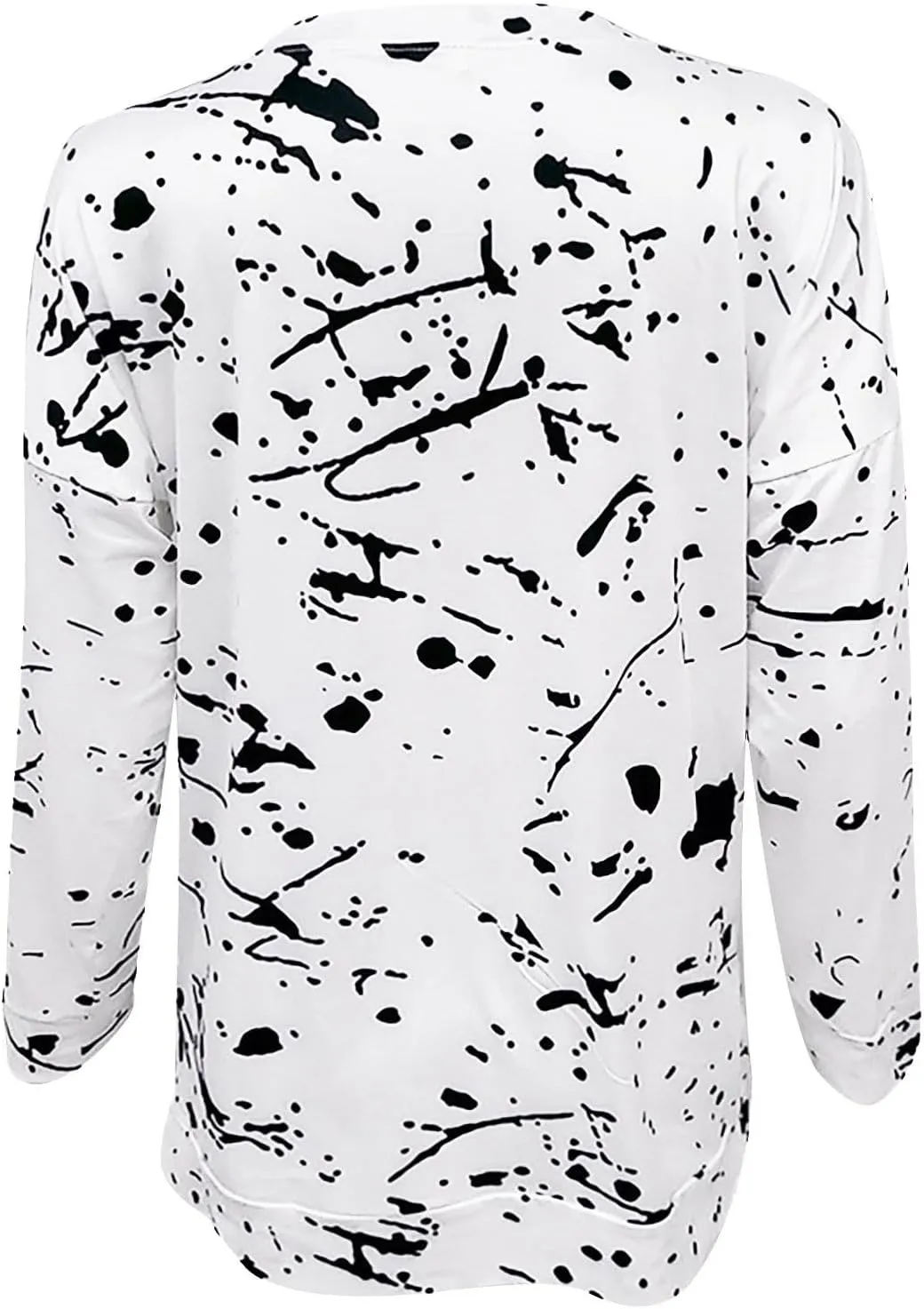 Oversized Sweatshirt For Women Crewneck Long Sleeve Top Fall Sides Splits Casual Pullover