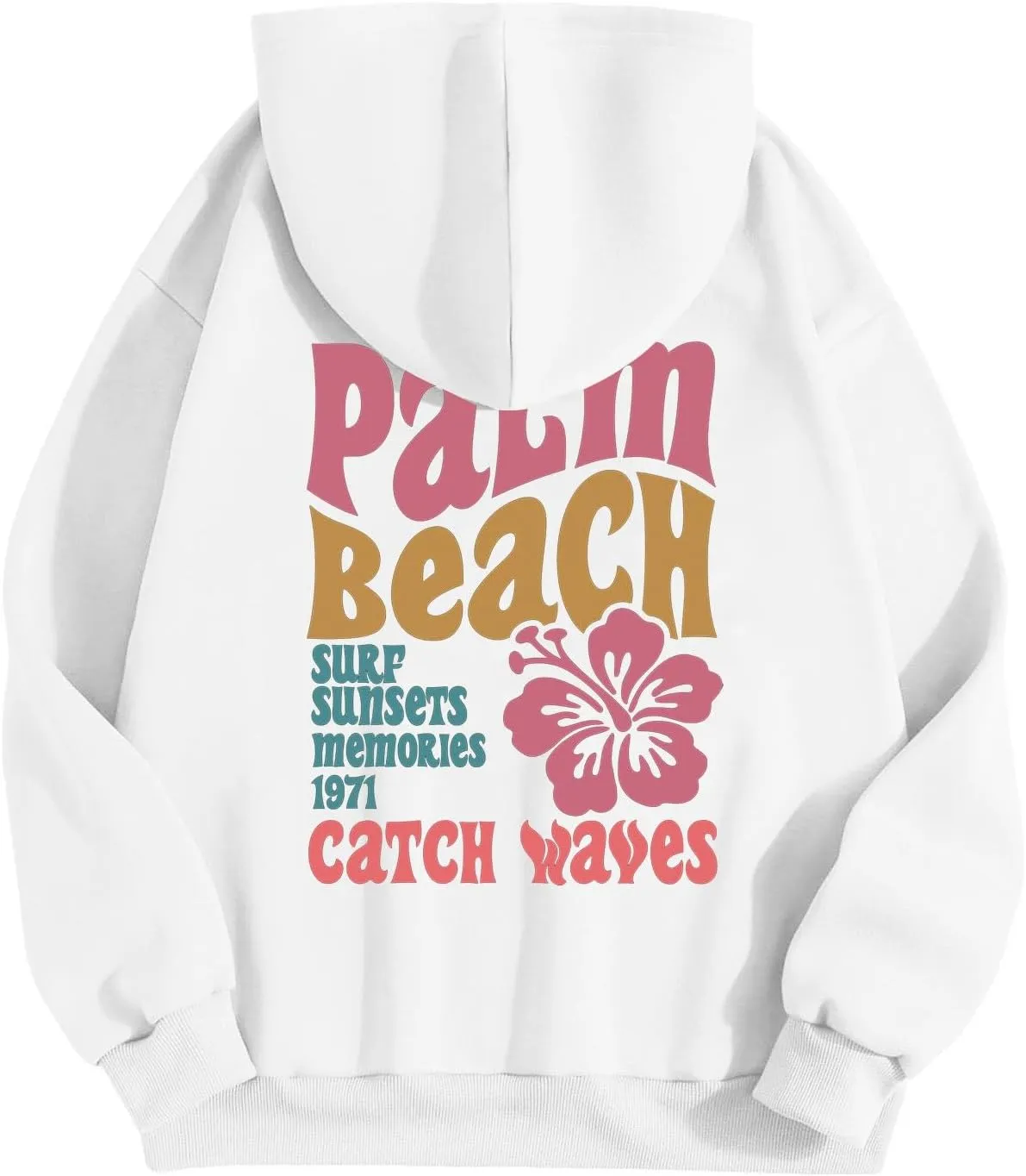 Pom Puff Oversized Hoodies for Women, Teen Girls Preppy Sweatshirt Pullover Long Sleeve Y2K Graphic Tees with Pockets