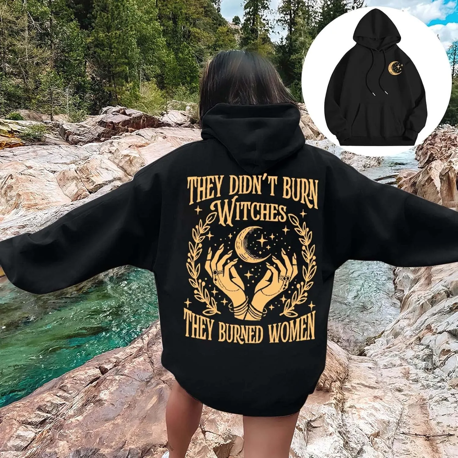 Pom Puff Oversized Hoodies for Women, Teen Girls Preppy Sweatshirt Pullover Long Sleeve Y2K Graphic Tees with Pockets