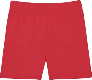 QBK Girls Basic Solid Shorts Dance Gymnastics Under Skirts Shorts Cotton for 2T-13Years Toddler Little Girls Soft Breathable