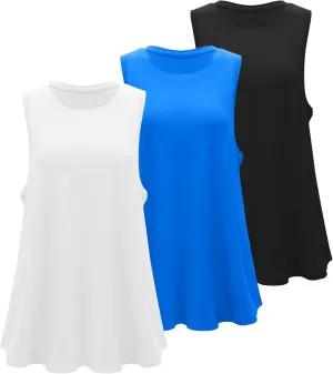 RUNNING GIRL Womens Workout Tops for Women Racerback Tank Tops Mesh Yoga Shirts Athletic Tank Tops Sleeveless Gym Clothes
