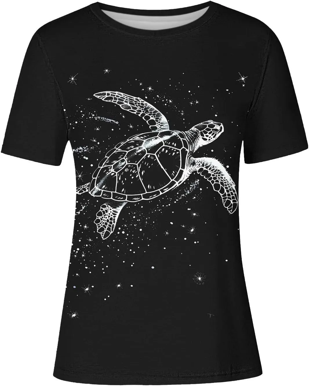 Sea Turtles Graphic Tops for Women Crewneck Short Sleeve Tshirts Summer Casual Trendy Blouses Beach Vacation Tees