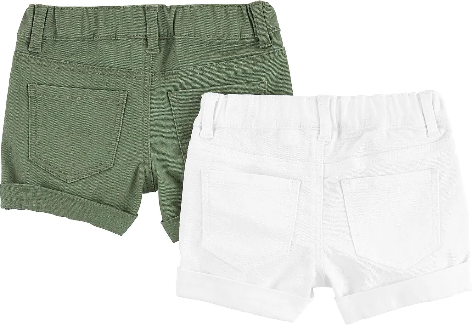 Simple Joys by Carter's Girls' Denim Shorts, Pack of 2