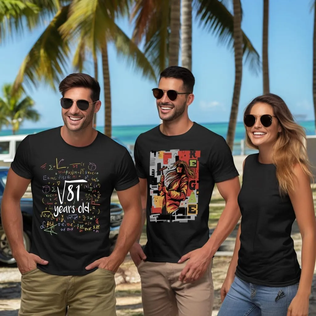 T-Shirt for Men's- Graphic t-Shirts Cotton Blend Basic Tees Vintage Casual Tshirts Fitting