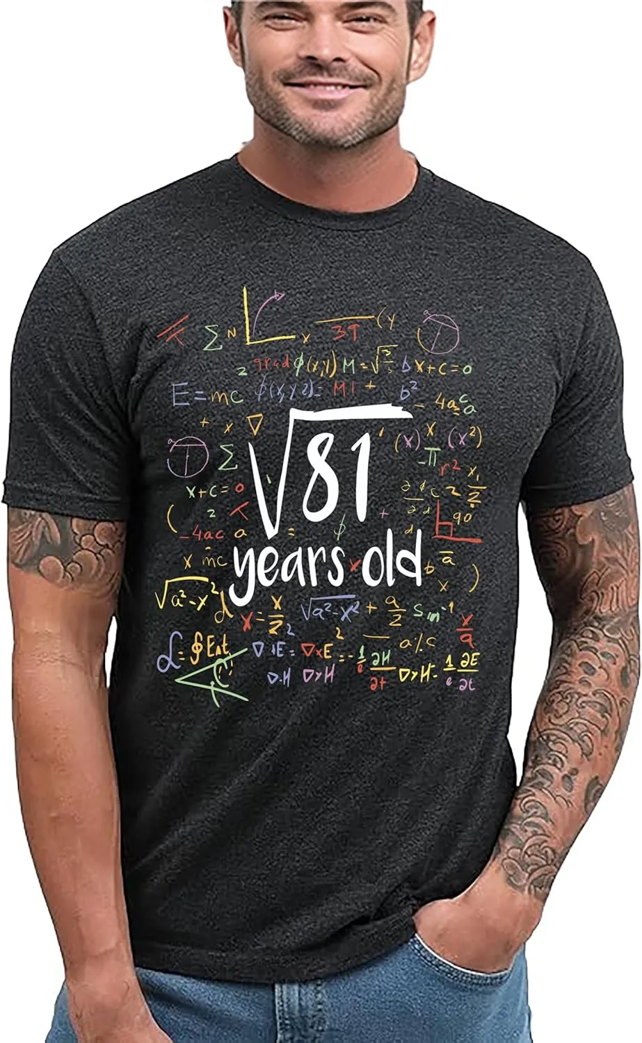T-Shirt for Men's- Graphic t-Shirts Cotton Blend Basic Tees Vintage Casual Tshirts Fitting
