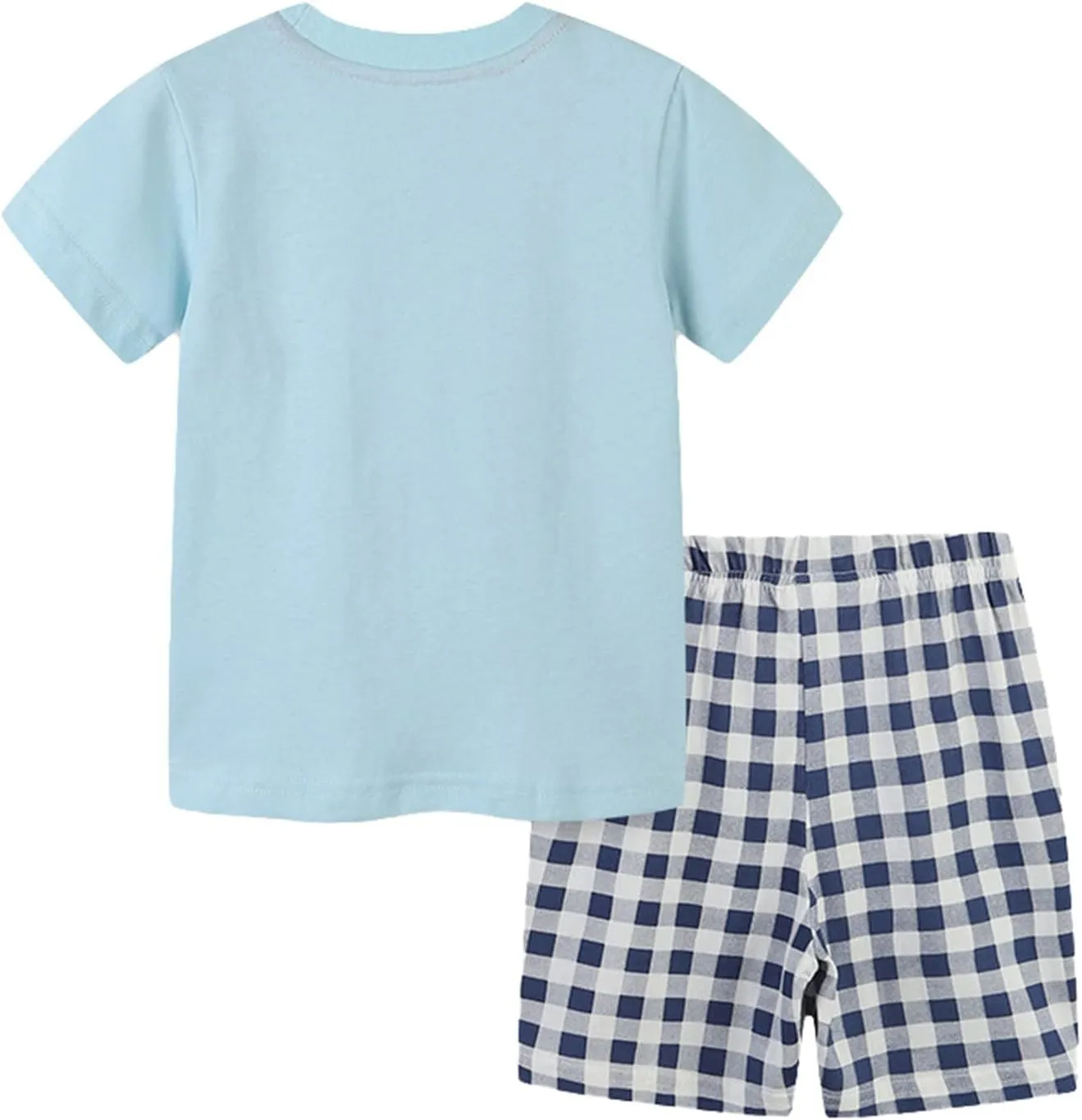 Toddler Boys 𝐏a𝐣ama Sets Short Sleeve Cotton 𝐏ajamas Cute 𝐏js for Kids Sl𝐞epwear Tops and Shorts Set Loung𝐞wear