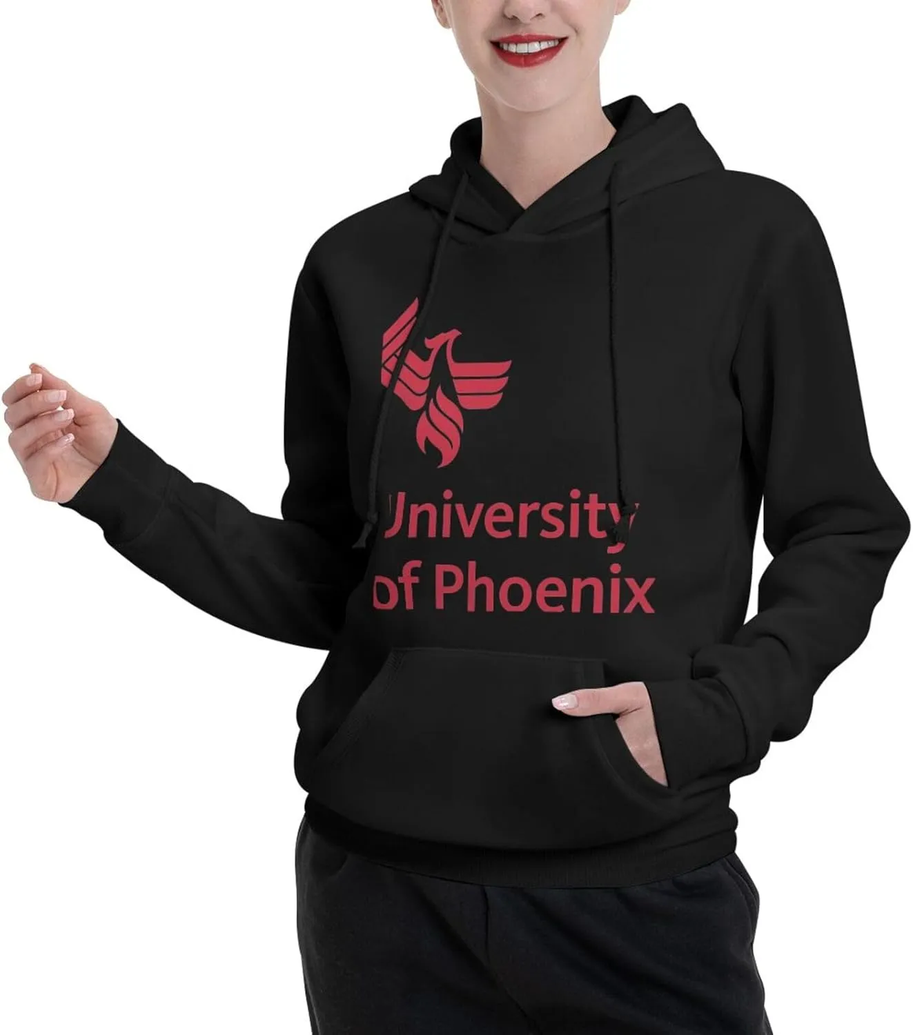 University Of Phoenix Couple'S Fleece Hoodies Long Sleeve Adult Sweatshirts Unisex