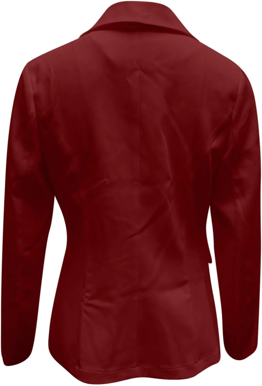 Women Business Casual Blazer With Lined,Professional Work Suit Jacket With Pockets，Long Sleeve Button Open Front