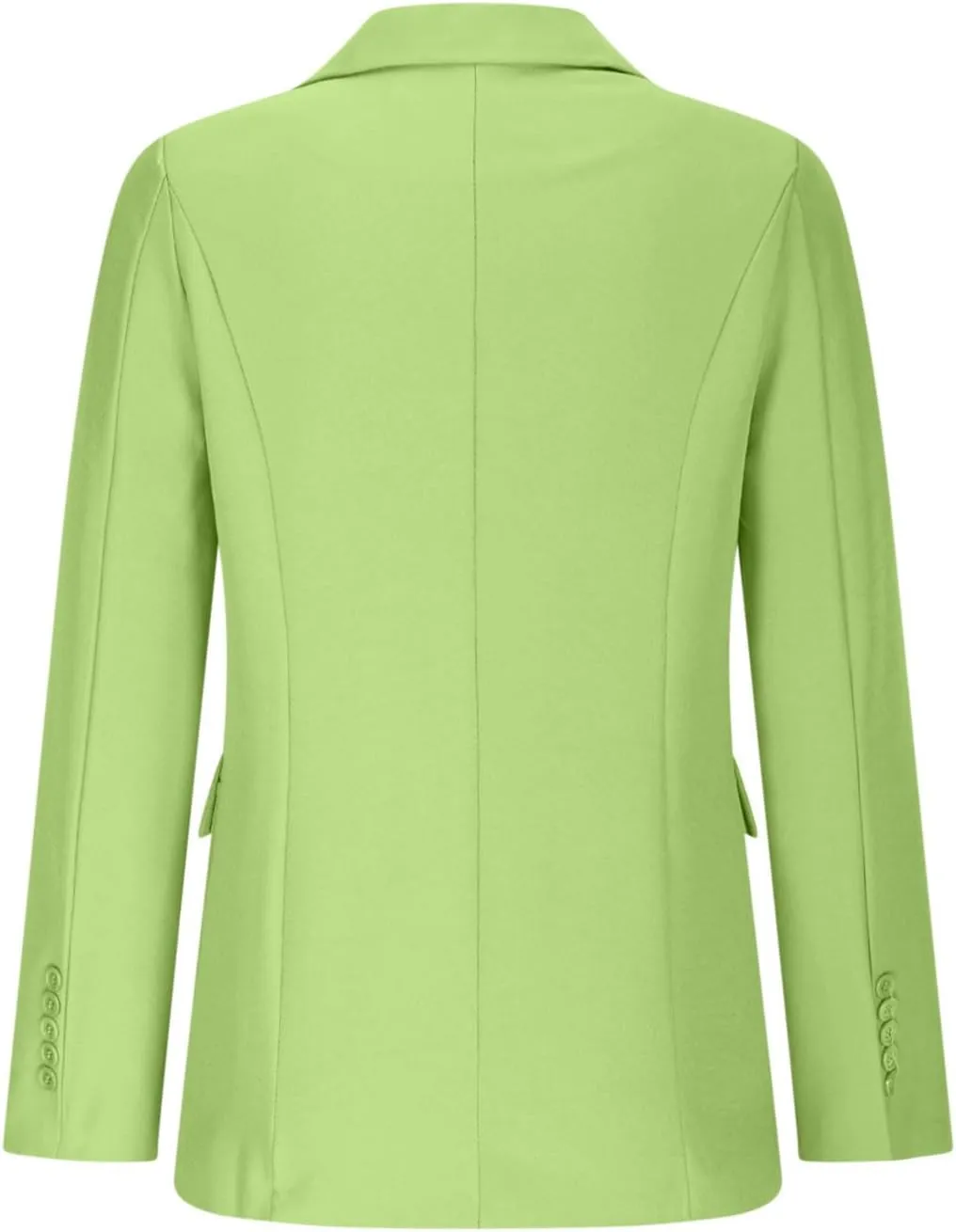 Women Business Casual Blazer with Lined,Professional Work Suit Jacket with Pockets，Long Sleeve Button Open Front