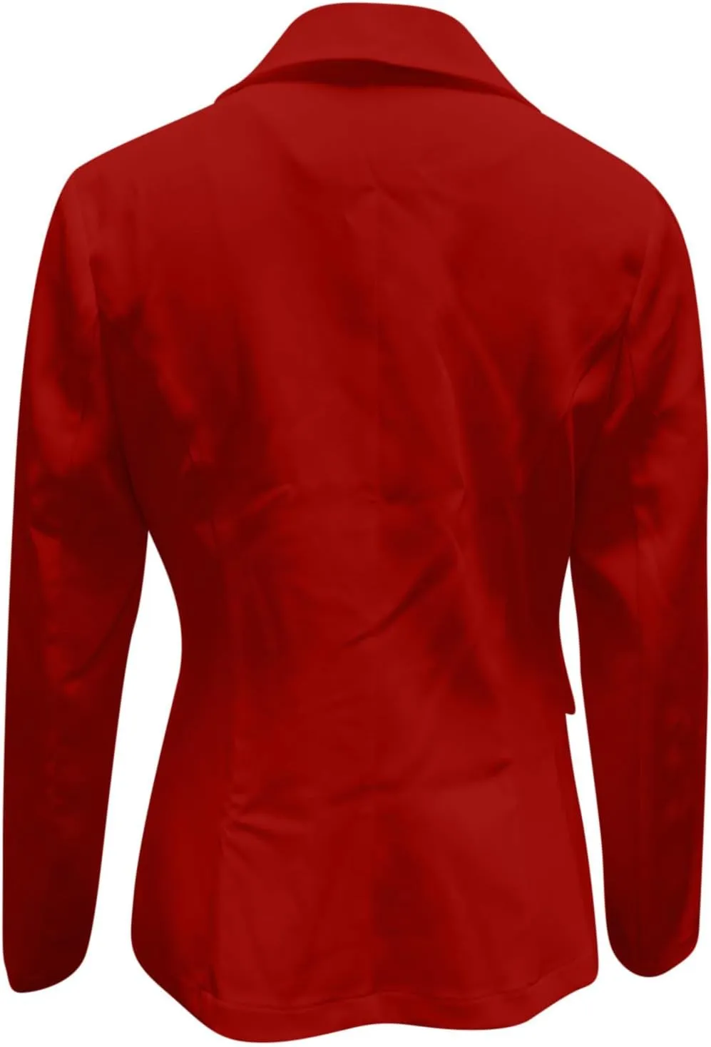 Women Business Casual Blazer With Lined,Professional Work Suit Jacket With Pockets，Long Sleeve Button Open Front