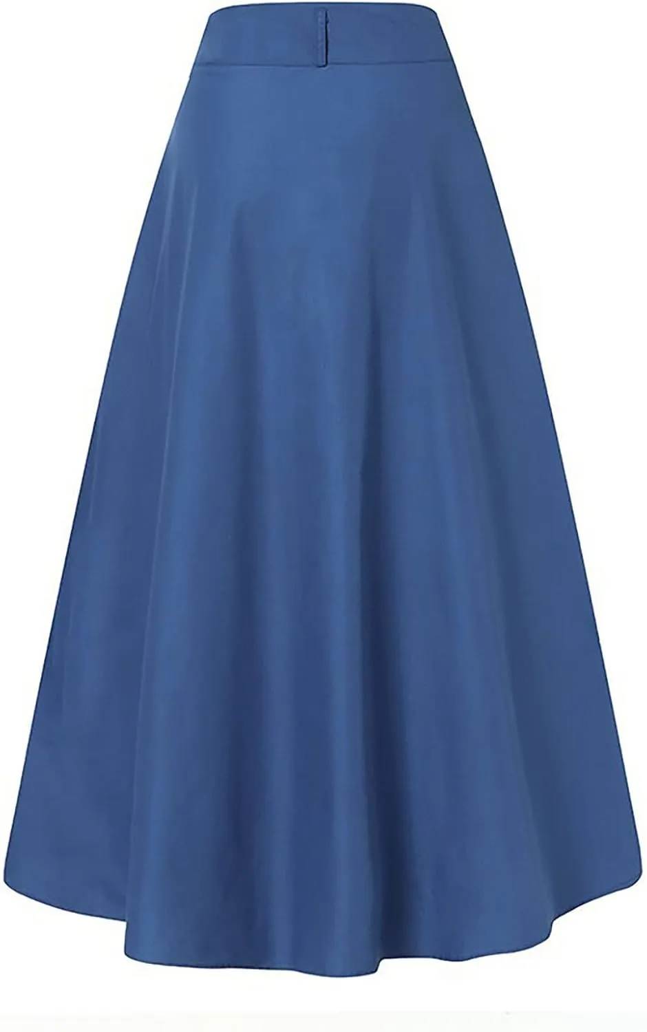 Women Floral Print Boho Maxi Skirt Elastic High Waist Tiered Pleated Flowy Long Summer Casual Skirt